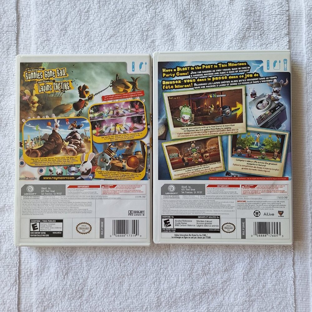 Wii Raving Rabbids Nintendo Lot - Picture 2 of 5
